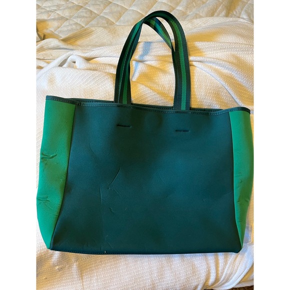 summersalt Handbags - Summersalt Green Neoprene Tote NWT (flaws)